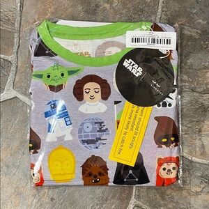 Little Sleepies Star Wars Pajama Set with Green Trim